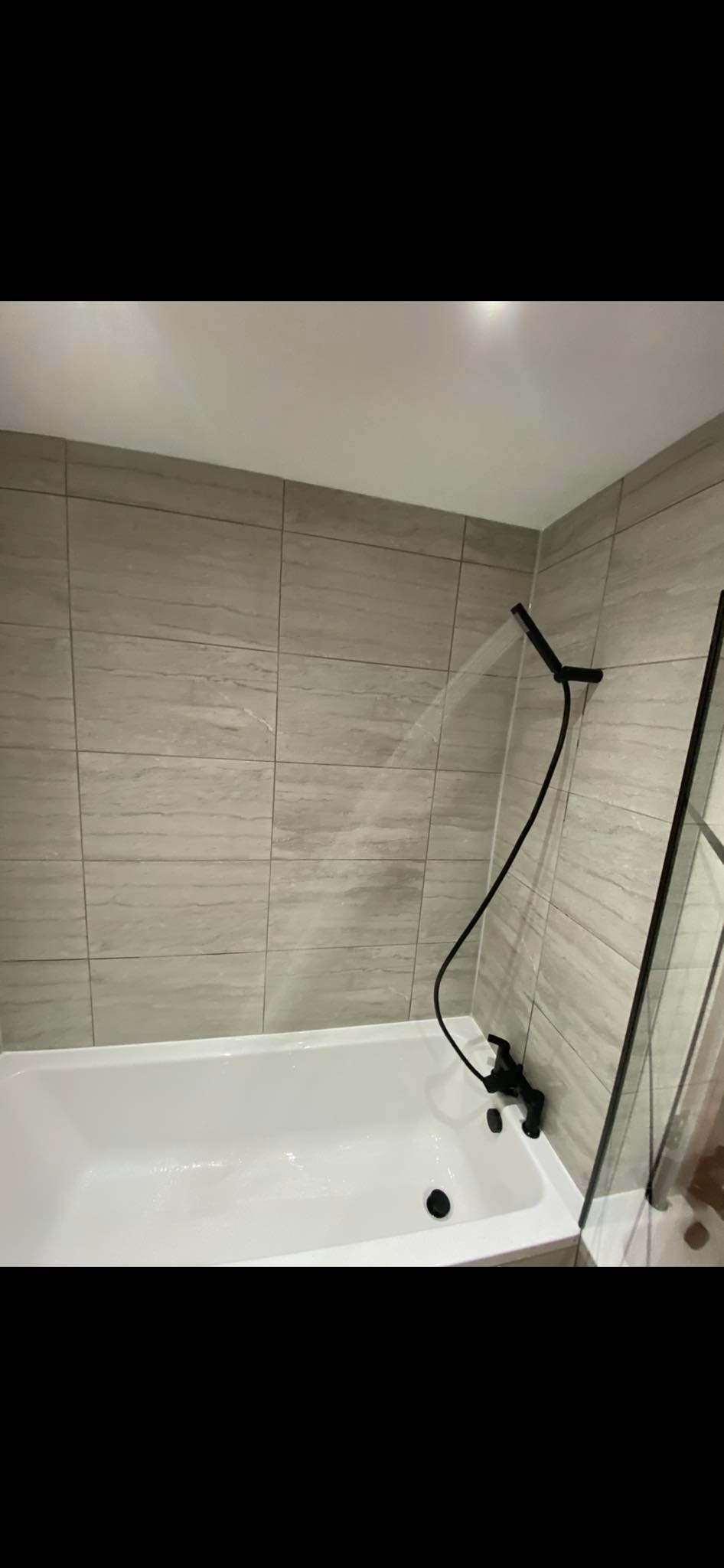 Image of shower installed in bathroom