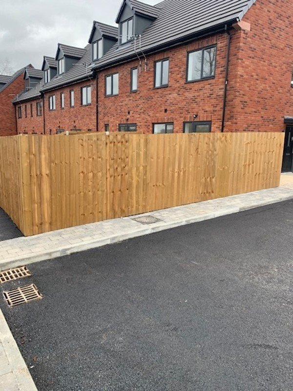 Fences put up by Widnes Fabrication